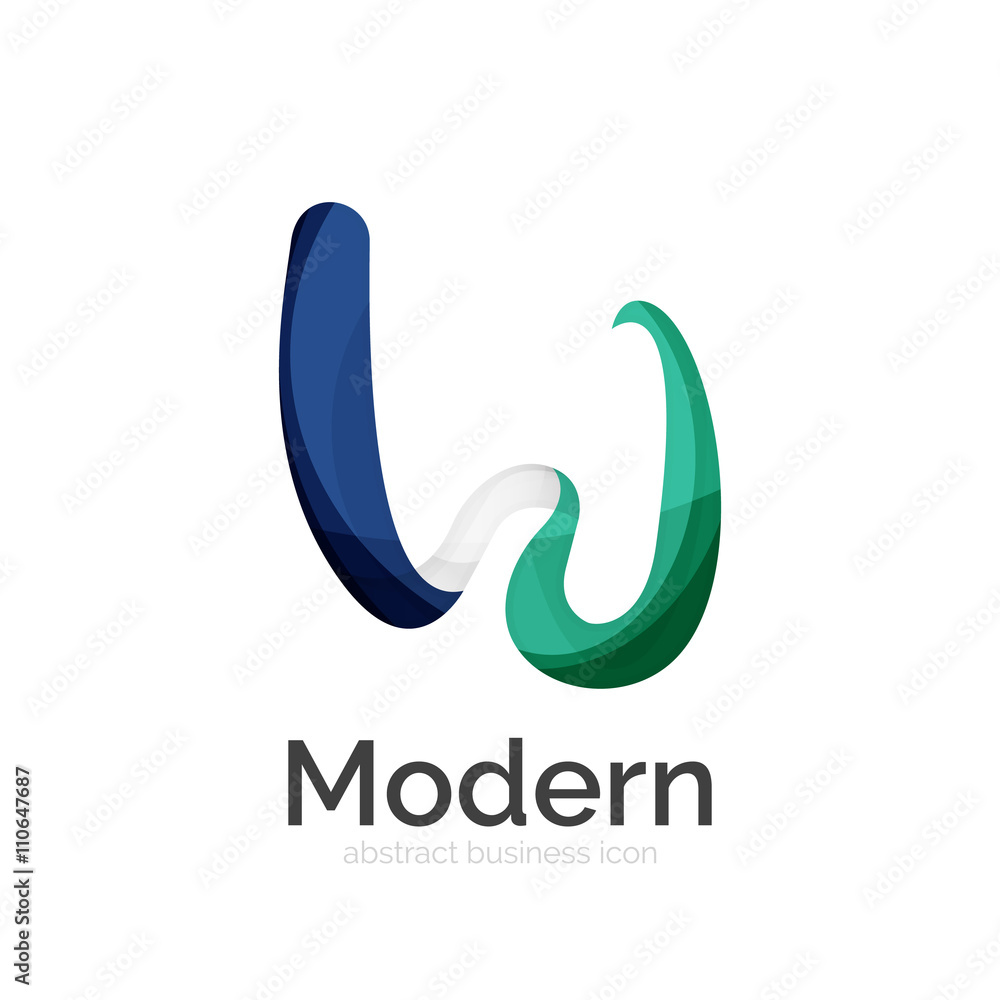 Vector ribbon logo Vector ribbon logo