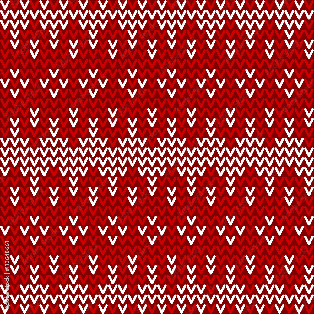 seamless red and white knitted background seamless red and white knitted background