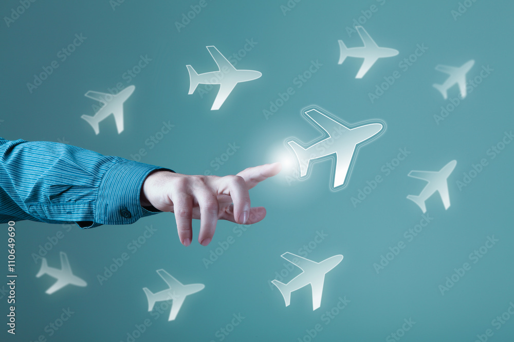 Fototapeta premium Using media application