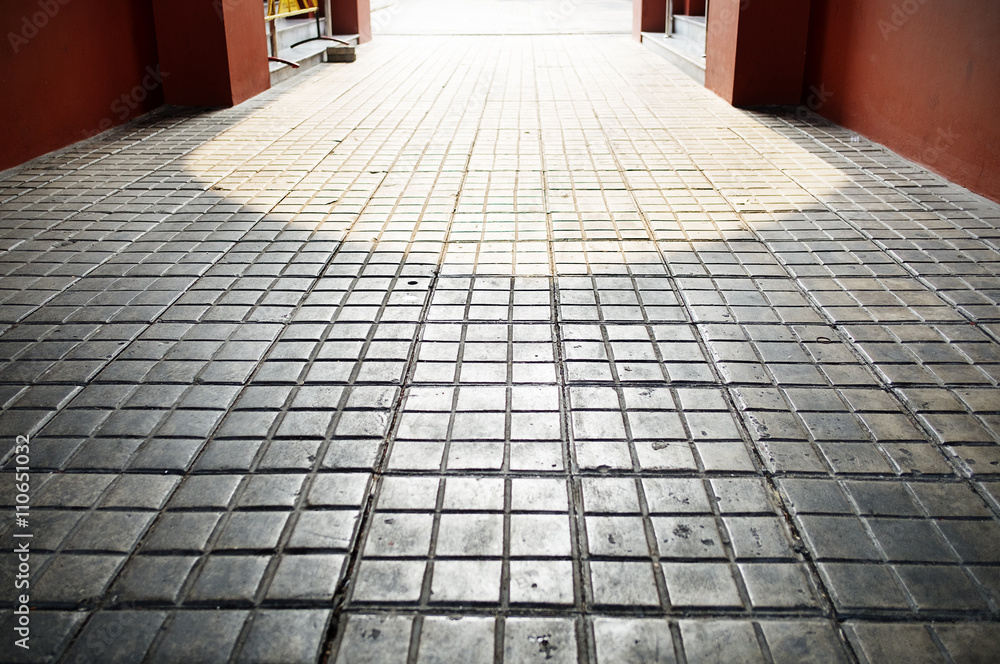  patterns on a tile floor or walkway
