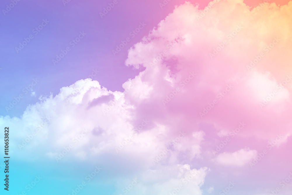sun and cloud background with a pastel colored
sun and cloud background with a pastel colored
