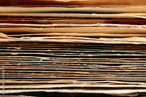 Box with vinyl records