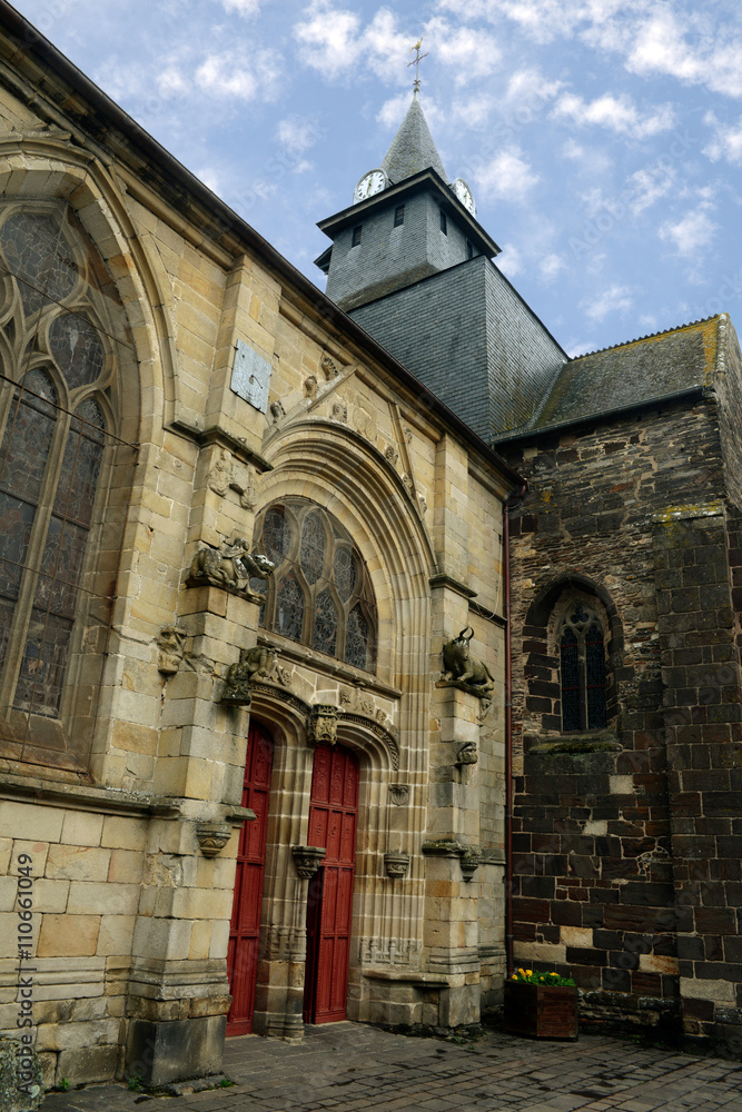 L'église Saint-Gilles à Malestroit