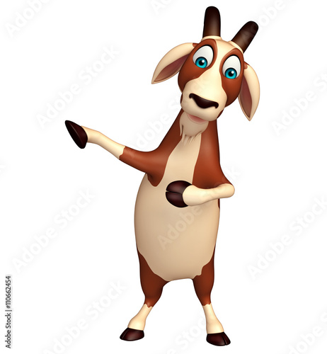 fun Goat funny cartoon character