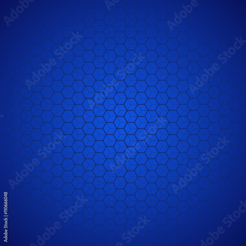 Abstract geometric blue background for design
