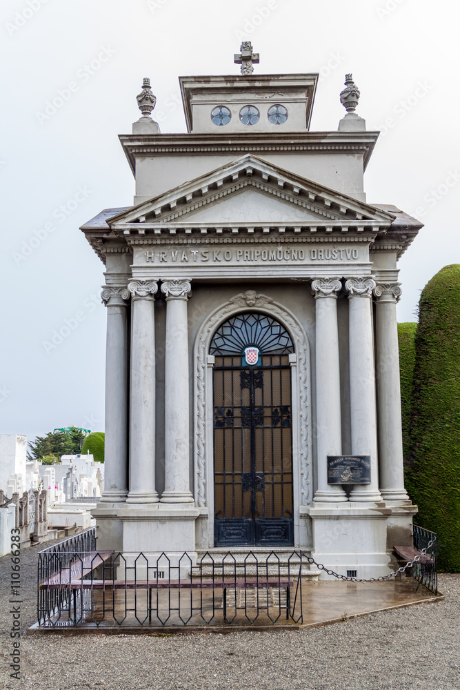 Tombs and graves at a cemetery in Punta Arenas, Chile. Tombs and graves at a cemetery in Punta Arenas, Chile.