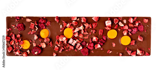 Orange, Strawberry and Raspberry Milk Chocolate