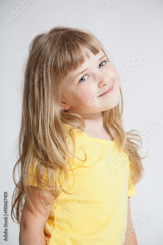 Portrait of a pretty little girl
