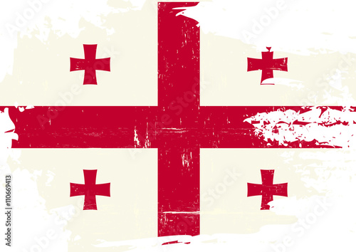 Georgia scratched Flag