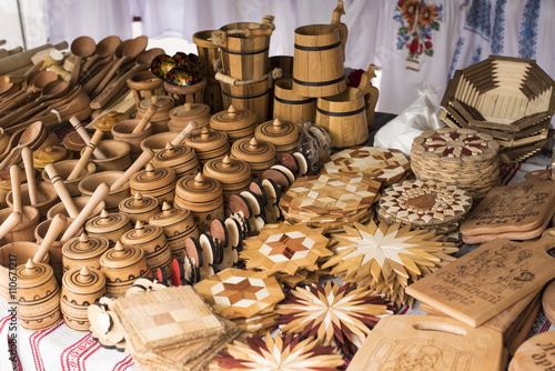 Handmade wooden utensils