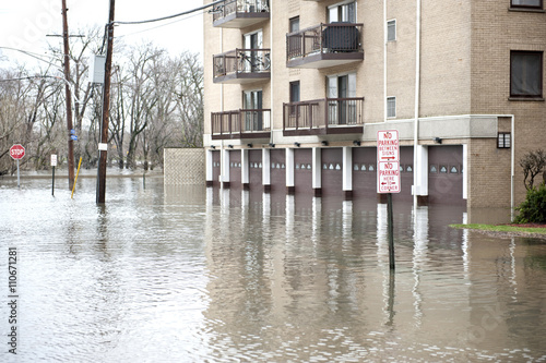 Flooded Homes Outdoors