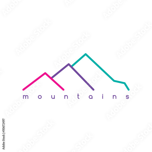 mountain range theme