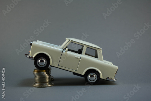 Wallpaper Mural Auto und Geldmünzen Torontodigital.ca