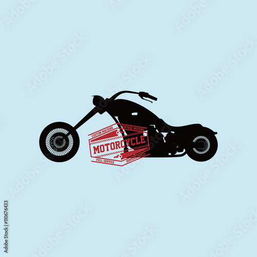 custom motorcycle chopper bike
