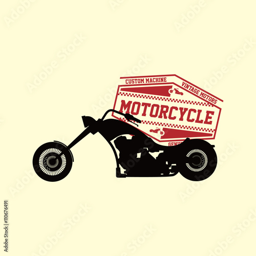 custom motorcycle chopper bike