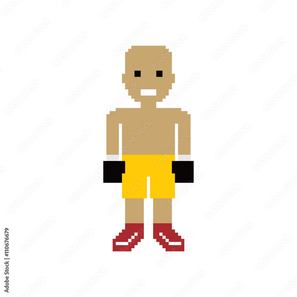 pixel people boxer avatar pixel people boxer avatar