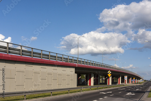 Overpass in the city