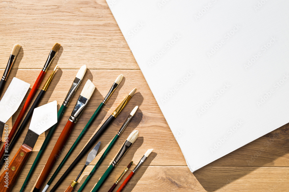 Blank paper and drawing tools Blank paper and drawing tools
