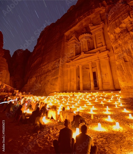 Petra by Night runs every Monday, Wednesday and Thursday of each week, starts at 20:30 from Petra Visitor Centre