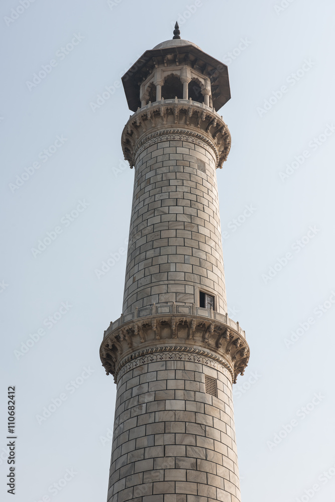 Tall Tower in Taj Mahal