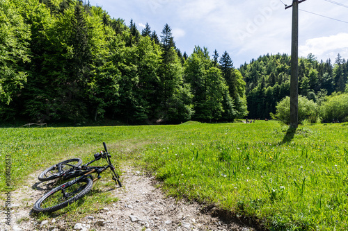 Nature along the cycling way from Malino Brdo to Revuce in Slova photo