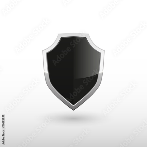 Black shield illustration