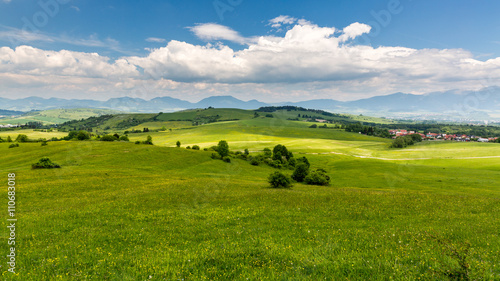 Nature in Liptov region, Slovakia in summer 2015 photo