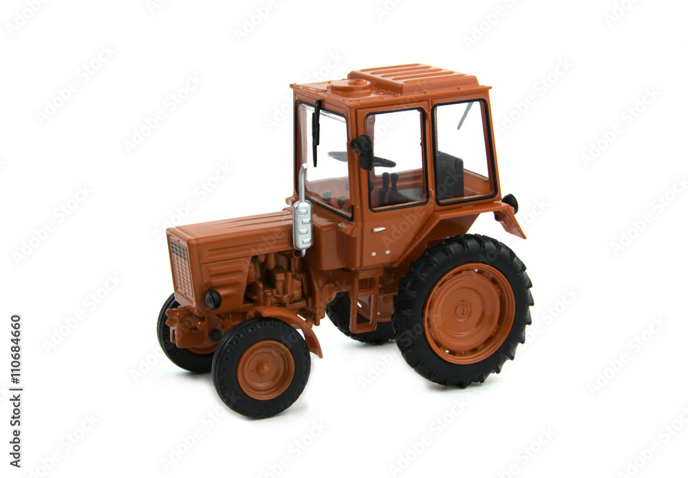 Fototapeta premium Red toy tractor