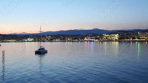 Cannes, night, Provence-Alpes-Côte d'Azur, French Riviera