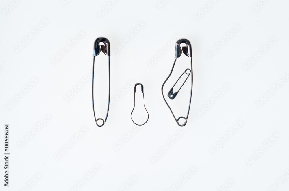 symbolic family made with safety pins symbolic family made with safety pins