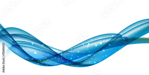 Abstract Colored Wave Card Set Background. Vector Illustration