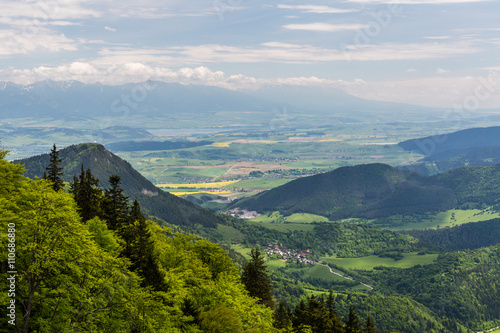 Nature along the cycling way from Malino Brdo to Revuce in Slova photo