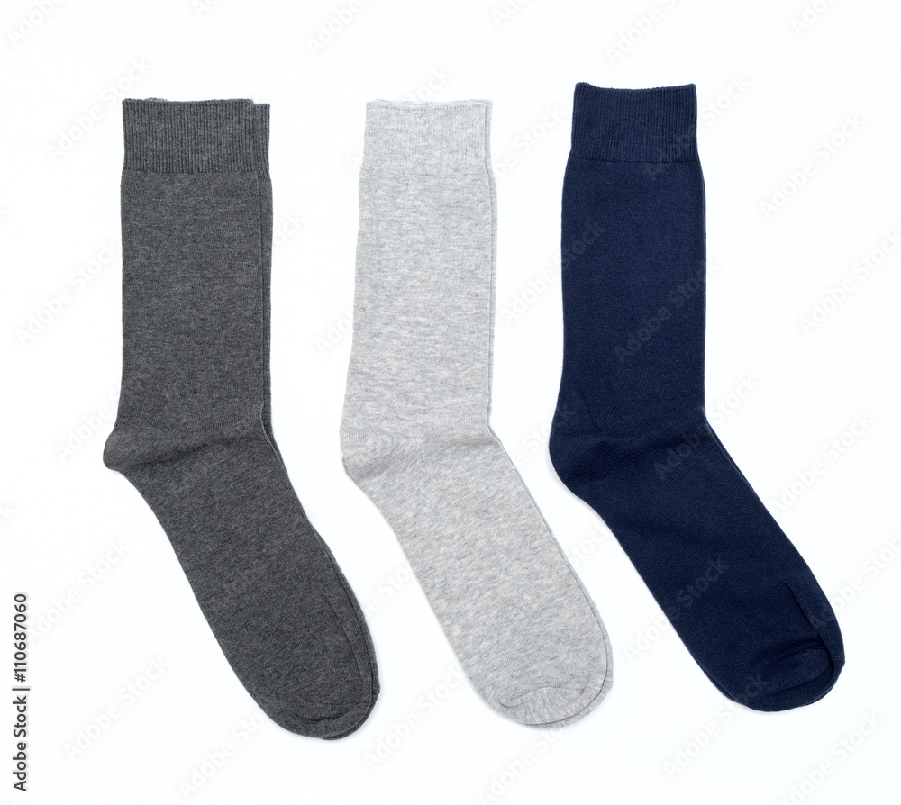 men's socks on a white background men's socks on a white background
