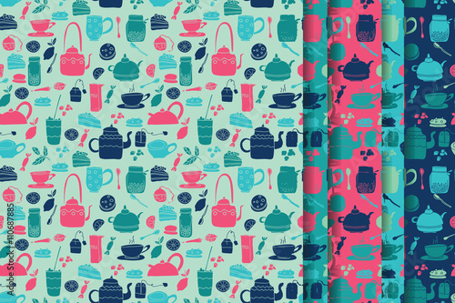 tea pattern set