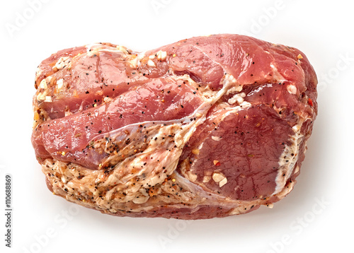 raw marinated pork tenderloin