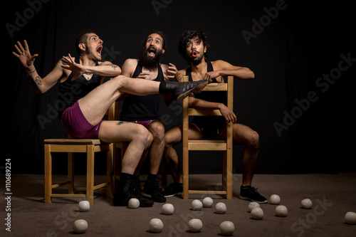 Comedy show by circus jugglers