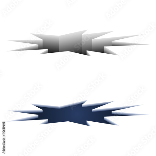 Surface is cracked. Set