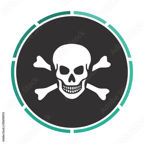 Skull computer symbol