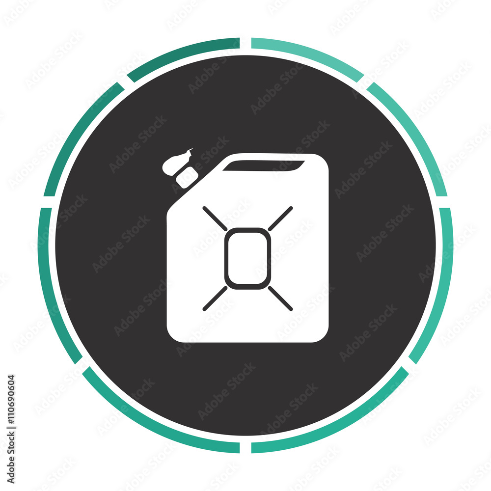 Jerrycan oil computer symbol Jerrycan oil computer symbol
