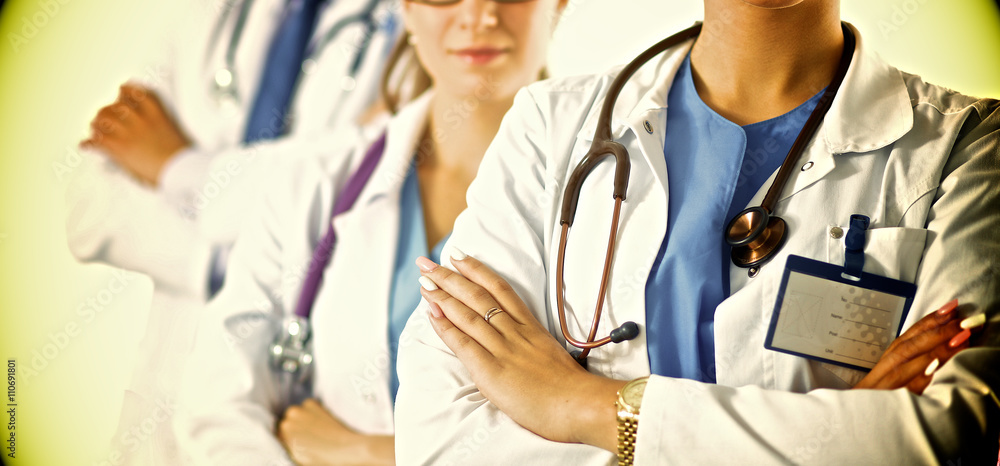 Healthcare and medical - young team or group of doctors Healthcare and medical - young team or group of doctors