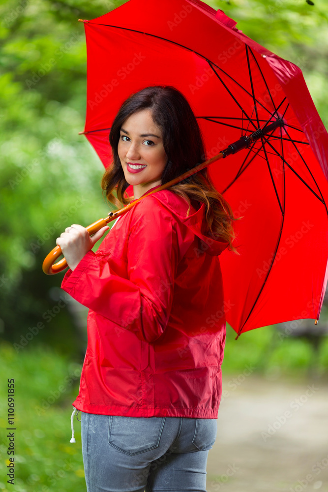 red raincoat uk
