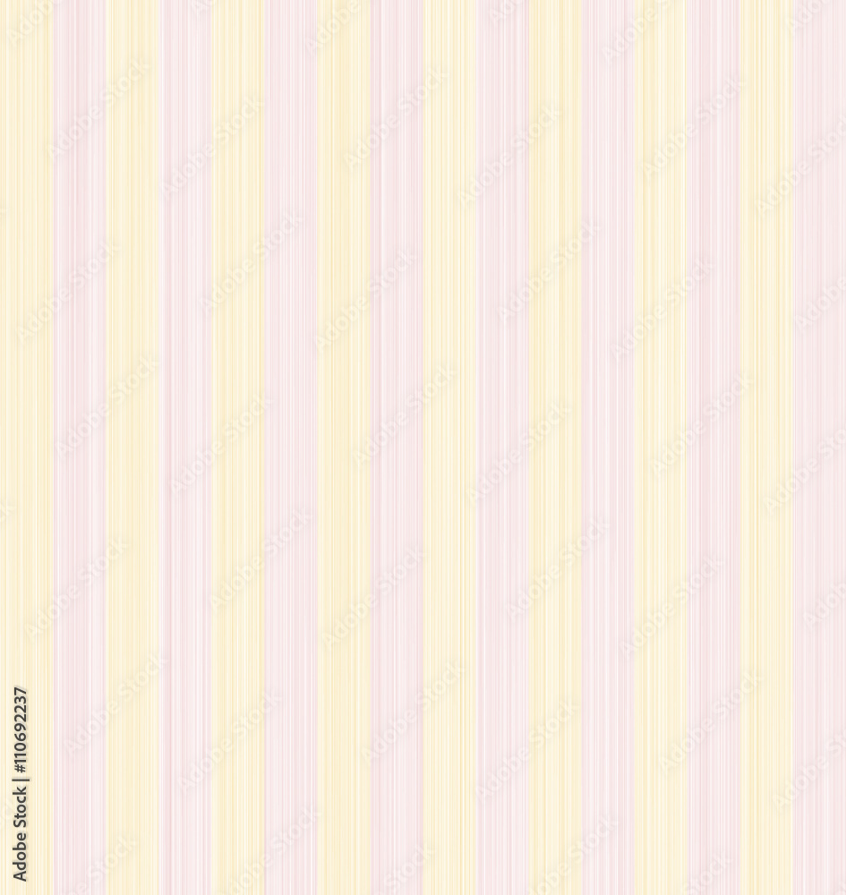Obraz premium Texture yellow and pink striped wallpaper. Vertical lines pattern.