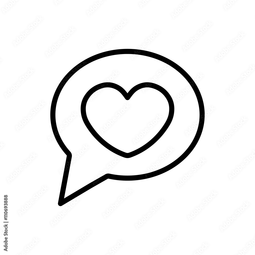 love like heart sign thin line icon love like heart sign thin line icon