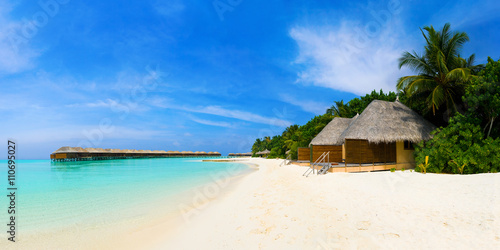 Panorama of tropical beach