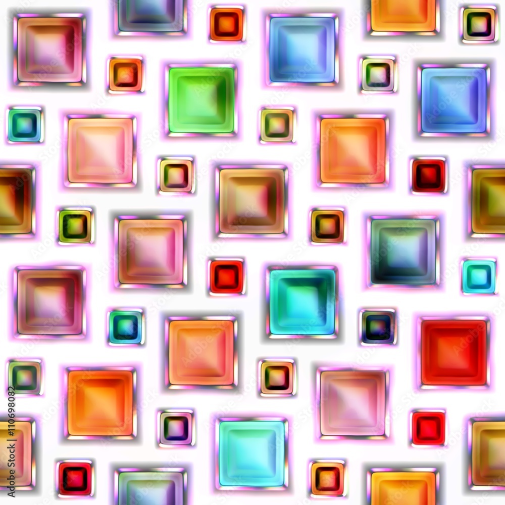Seamless texture of abstract bright shiny colorful 3D illustration Seamless texture of abstract bright shiny colorful 3D illustration