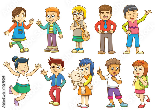 Funny cartoon character.