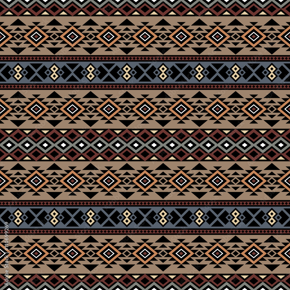 Seamless aztec pattern