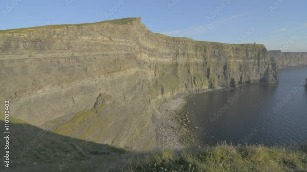 famous irish cliffs of moher landscape west coast ireland - wild atlantic way famous irish cliffs of moher landscape west coast ireland - wild atlantic way