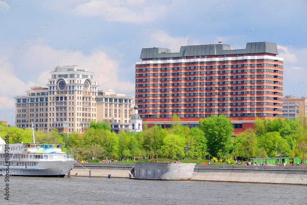 Moscow river embankment