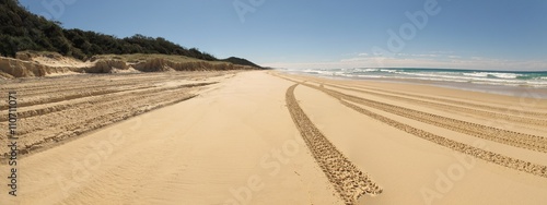 Beach on Fraser Island, Queensland, Australia